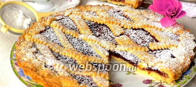 Итальянская кростата с джемом