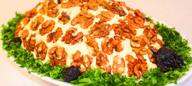 Праздничный салат Черепаха на траве. Видео