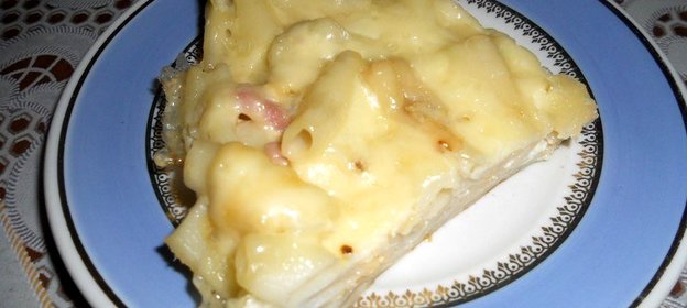 Запеканка макаронная с сыром