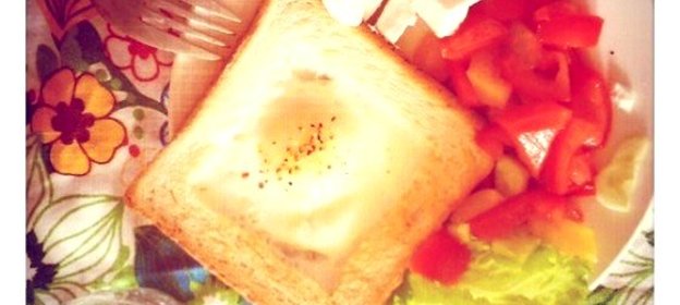 Яичница в хлебе