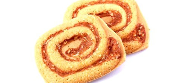 Творожное печенье с орехами