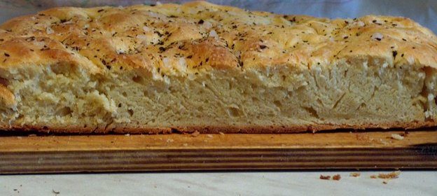 ИТАЛЬЯНСКИЙ МАСЛЯННЫЙ ХЛЕБ с базиликом