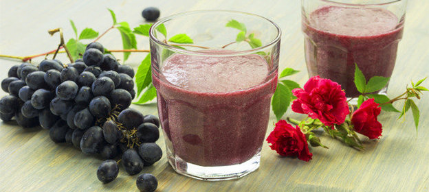 Бананово-виноградный смузи