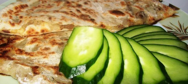 Лепешка с начинкой