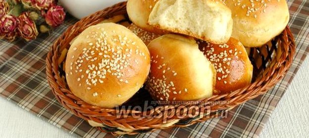 Булочки с кунжутом