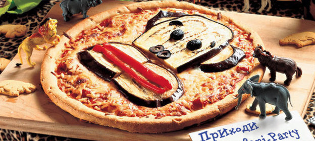 Мега-пицца шимпанзе