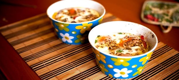 Яичница с заправками