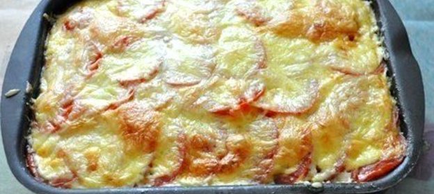 Запеканка из кабачков с фаршем