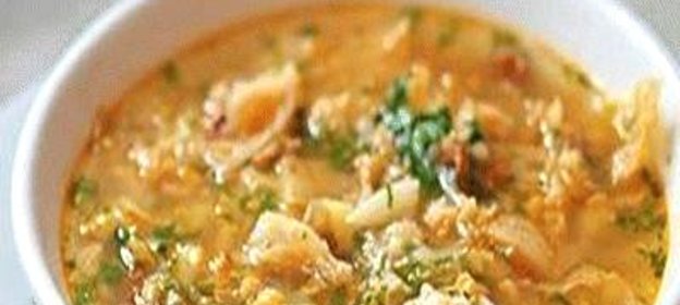 Щи с сущиком