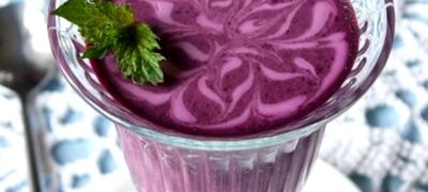 Желе из черники