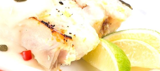 Стейки из палтуса в перце на гриле