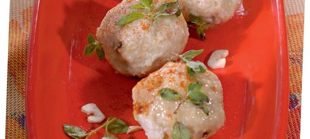 Клецки с грибами