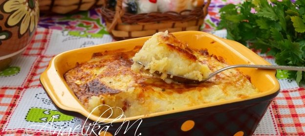 Картофельная запеканка с курицей
