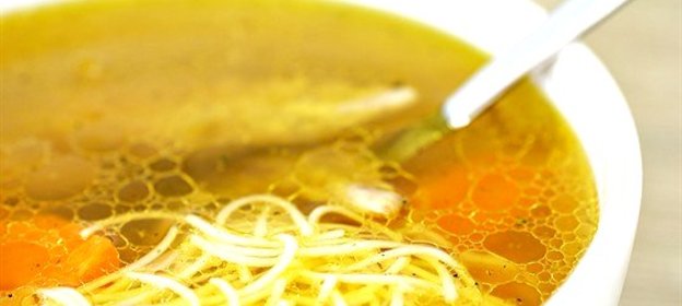 Бульон с макаронными изделиями