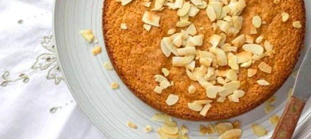 Кекс с апельсином и кокосом