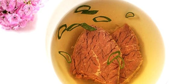 Бульон из говяжьего языка