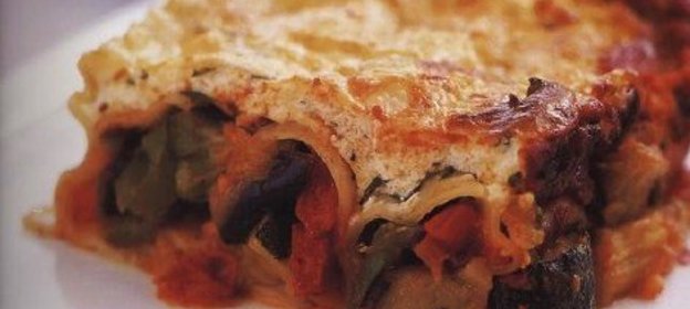 Паста «каннелони» с овощами