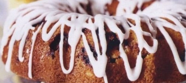 Кекс с черникой