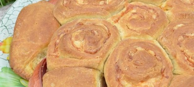 Хлеб пикничный с колбасой и сыром