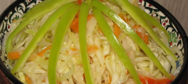 Капуста остренькая в маринаде по-быстрому(как готовлю я)