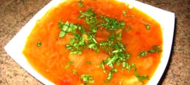 Щи со свининой