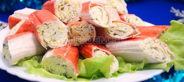 Крабовые палочки с сыром