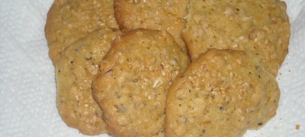 Печенье овсяное с имбирем и цедрой