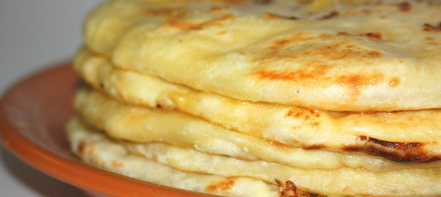 Лепешки с творогом, адыгейским сыром и картофелем...очень простой рецепт