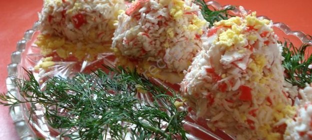 Крабовые палочки с сыром