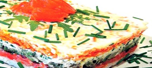 Красная рыба под шубой салат