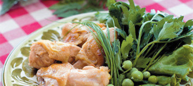 Курица в белом соусе от эллы мартино