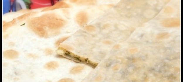 Лепешки с сыром и укропом