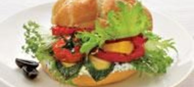 Овощной гамбургер