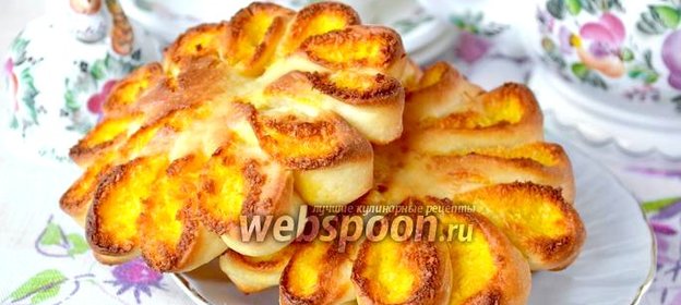 Булочки «Кокосовые цветочки»