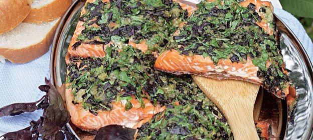 Форель в маринаде гремолата