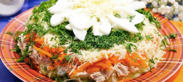 Салат «Хризантема»