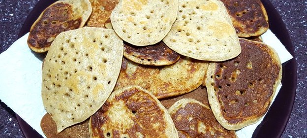 Оладьи отрубные со льном