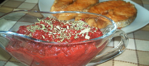 ДОМАШНИЙ КИЗИЛОВЫЙ СОУС к мясу и рыбе