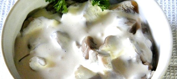 Соленые грузди с майонезом