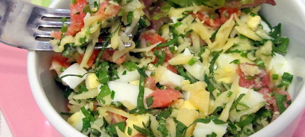 Салат Самоцветы с лососем!