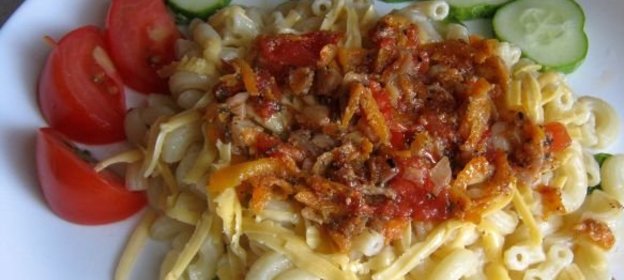 Яичница со сметаной