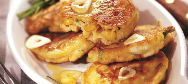 Оладьи с кукурузой