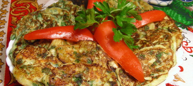 Оладьи Зеленое чудо