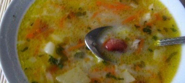 Яичница с зеленым горошком