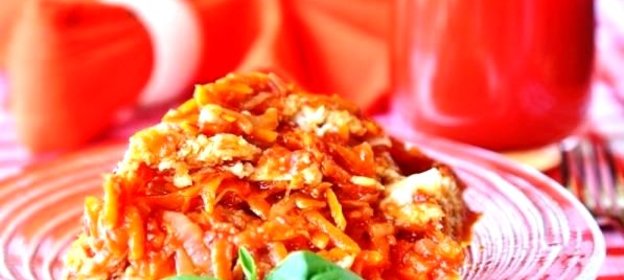 Маринад из моркови и рыбы