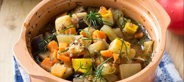 Овощи в горшочках