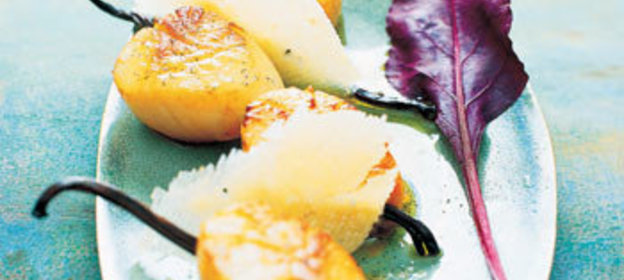 Морские гребешки с пармезаном