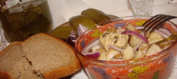 Белые грибы соленые (квашенные)