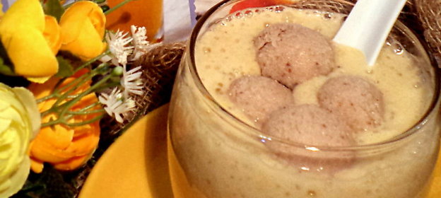 Смузи Прекрасное настроение с шоколадным мороженым!