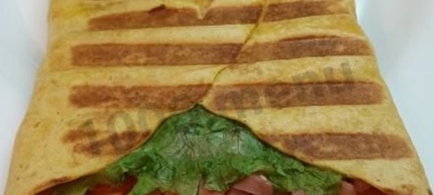 Шаурма в лепешке по-домашнему